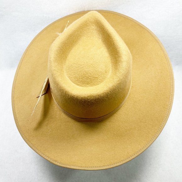 Tan Felt Wide Brim Rancher - Picture 6 of 14